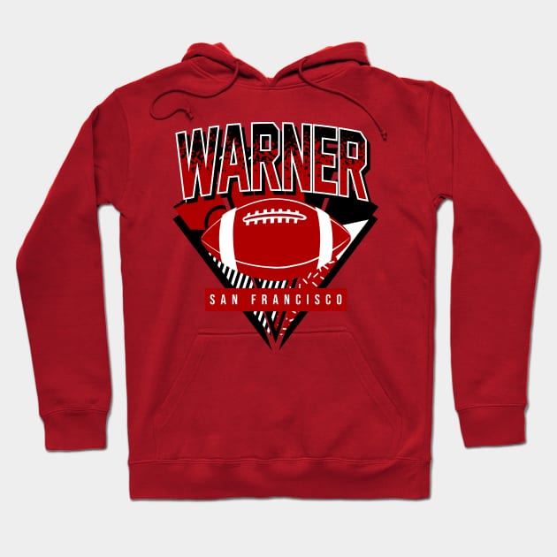 Warner San Francisco Retro Football Hoodie by funandgames